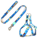 Anti-dropping Pet Collar Dog Traction Rope Chest Vest Type Harness Set