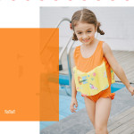 Children's Life Jackets Buoyancy One-piece Swimsuits Baby Girl Life Jackets