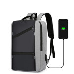 New Computer Bag Men's Business Simple Multi-functional Backpack Usb Charging