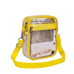 Transparent PVC Shoulder Messenger Bag Waterproof