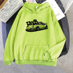 Initial D Hoodie Fashion For Porsche 911 RWB Hoody Long Slee