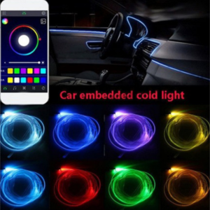 Car Ambient Light 64 Color Cold Light Color Changing Light Guide