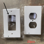 Durable Convenient Outlet Cover Duplex Wall Plate Led