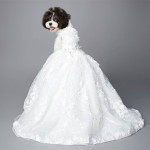 Heavy-duty Embroidered Tail Wedding Dress