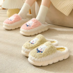 Thick Plush Cute Slippers Female Indoor