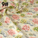 Soft Thin Skirt Plant Flower Pastoral Fabric Cotton