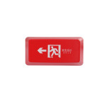 Safety Evacuation Exit Backspace Key Personalized Transparent Cap