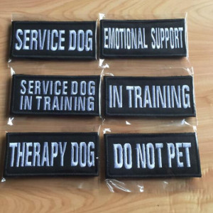 Pet Embroidered Badge Cloth Sticker