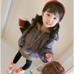 Children's T-shirt Long Sleeve Undercoat Plush Sweater