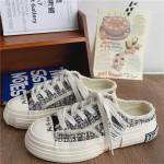 Summer Half-support Canvas Shoes Female