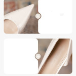 Korean Version Of The Fairy Wind Patent Leather High-heeled Shoes Female