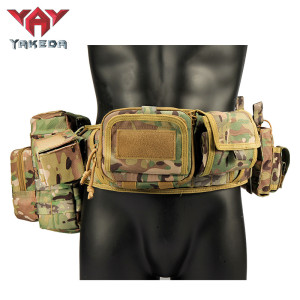 Camouflage Tactical Waist Cover Military Fan Outdoor Multi-functional Molle Belt