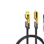 Four-in-one Fast Charge Data Cable Double-headed Tpyec Charging Cable