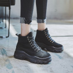 Student wild thick-soled motorcycle boots