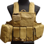 Multi Functional Camouflage Combat Vest 8-piece Military Camouflage Training Equipment