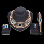 Four-piece Necklace Earrings And Bracelets