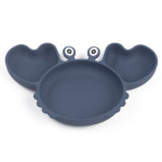 Silicone Split Cutlery Crab Plate For Infants