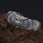 Domineering Personality Retro Tiger Head Bracelet