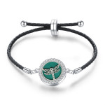 Openable Stainless Steel Alloy Hollowed Out Tree Of Life Aroma Essential Oil Bracelet