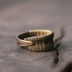 Copper Wire Winding Process Vintage Personalized Ring