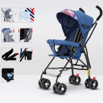 Sit And Lie Down Baby Portable Folding Simple Trolley