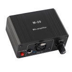 Microphone Preamp High Gain 48V Phantom Power XLR Output Mic Preamplifier for Dynamic and Condenser Microphones Booster 