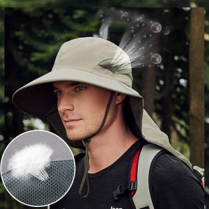 Fashion Waterproof Sunshade Big Brim Fishing Hat