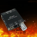 Stepless Dual-Channel Digital Power Amplifier Board With Memory Tuning With One Button Press To Start And Stop