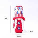 American National Day Hat Five-pointed Dwarf Elf Doll Pendulum