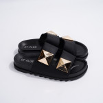 Fashion Casual Liuding Double-button Flat Sandals