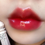 Qin Guang Clear Mirror Lip Lacquer Wish Bow Female Mirror Light Lasting White Mouth Red Lips Colored Clay