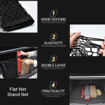 Three-column Luggage Net Three Basket Net Bag Trunk Storage Storage Net Bag