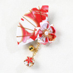 Cute Japanese Cherry Blossom Hairpin With Bells