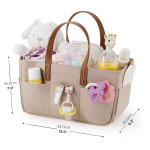 Cot Multifunctional Portable Storage Diaper Hanging Bag