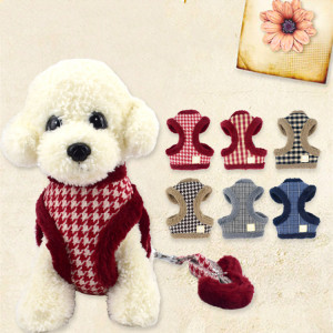 Pet Autumn And Winter Lead Rope Chest Strap Teddy Bichon Dog