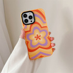 Korean Graffiti Gradient Flower Phone Case