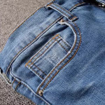 Men's Slim European Style Denim Trousers