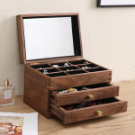 Cosmetic Box Solid Wood Storage Cabinet