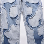 Vintage Street Doctored Foot Patchwork Worn Jeans