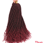 TOMO Pre-twisted Passion Twist Crochet African Dirty Braids Crochet Hair