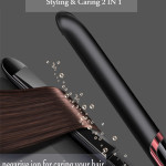 LED display straight hair curling double with curling iron