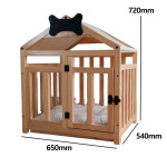 Indoor Solid Wood Doghouse Removable And Washable