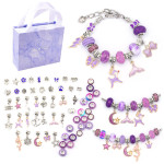 Bracelet Making Kit Beads Jewellery Charms Pendant Set DIY Craft Girls Kids Gift