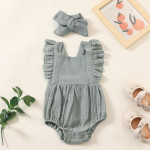 Ins Onesie Multi-color Bubble Cotton Suspender Romper 0-2 Years Old