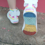 Angel Rainbow Canvas Shoes Women's Hyuna Style Shoes