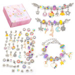 Bracelet Making Kit Beads Jewellery Charms Pendant Set DIY Craft Girls Kids Gift