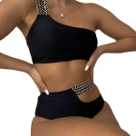 New Ladies High Waist Split Bikini Swimsuit