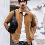 Leather Men's Tide Brand First Layer Cowhide Casual Crossbody Bag