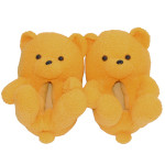 Teddy Bear Cat Plush Slippers Women's Home Indoor Cotton Shoes