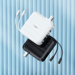 Portable Wireless Quick-charging Power Pack With Cable